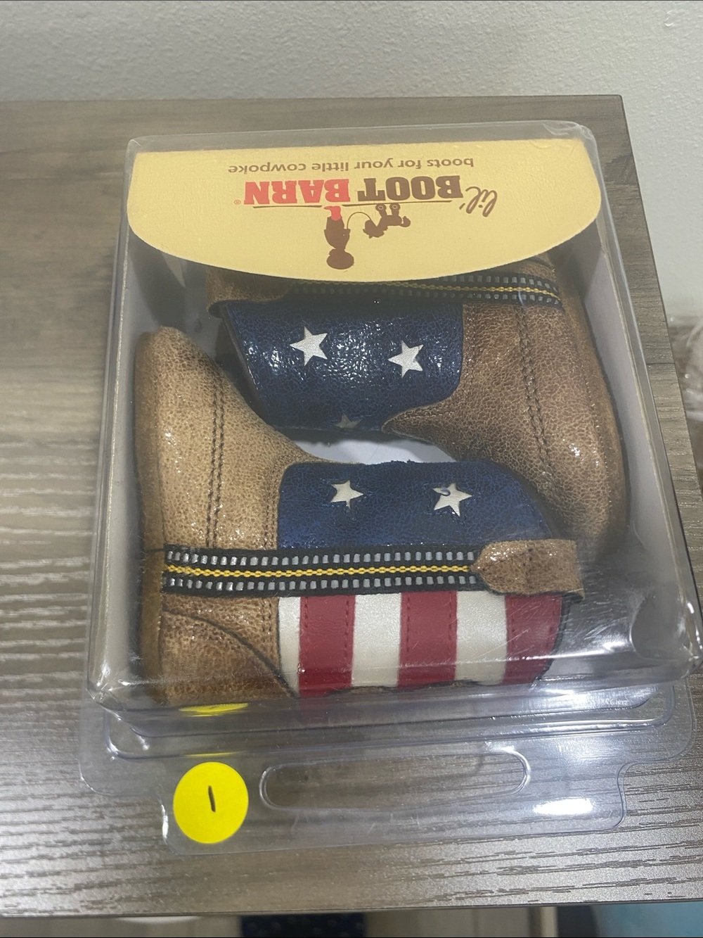 Boot Barn Kids' American Flag Cowboy Boots - Blue & Brown